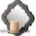 Three Posts Wood Damask Mirrored Wall Sconce TRPT2812